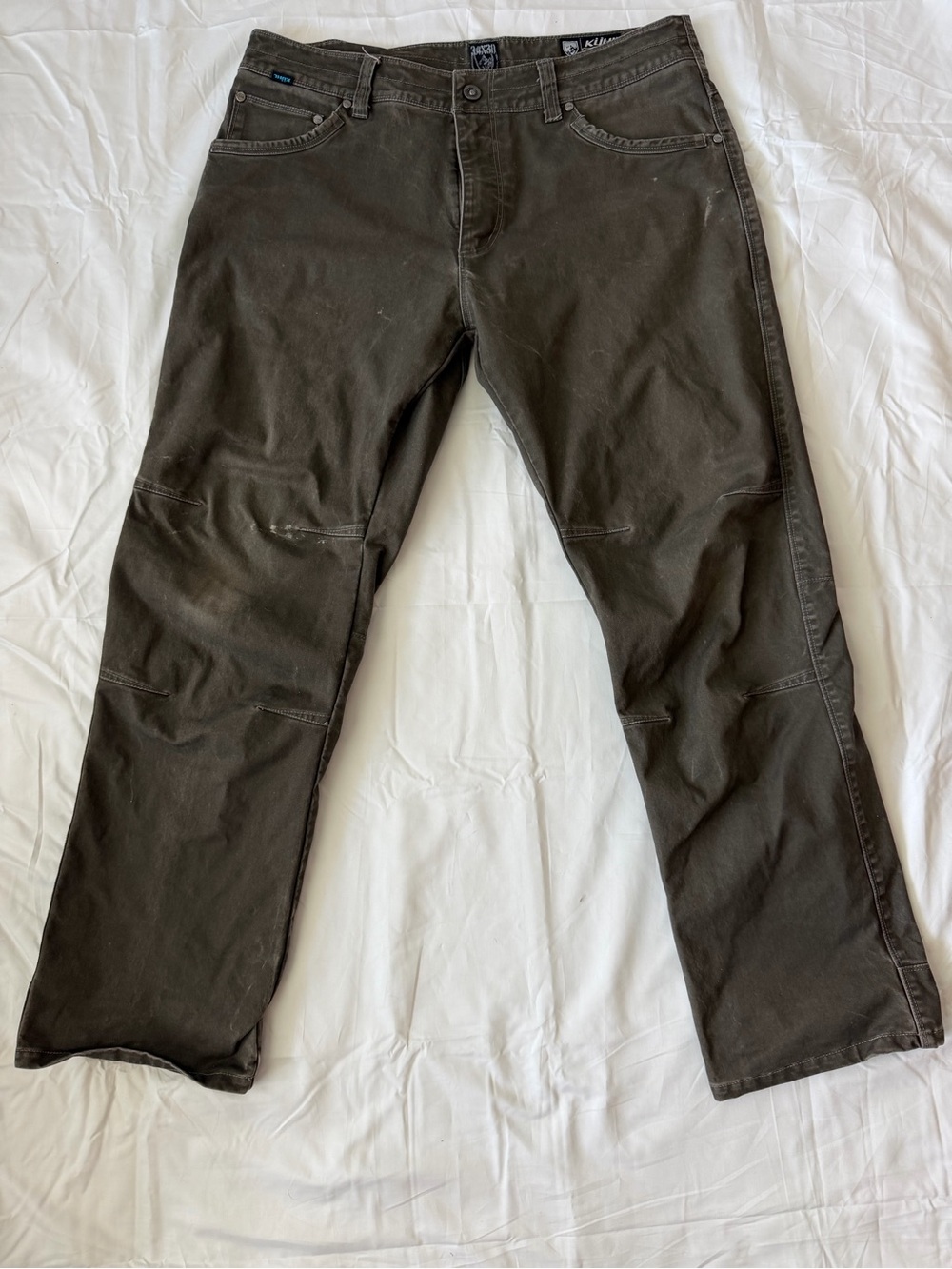 KÜHL Vintage Patina Dye Pants Size 34x30  Rydr Style Work Hiking